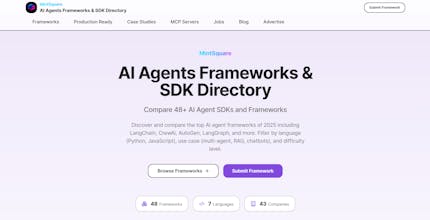 AI Agent Frameworks & SDK Directory gallery image