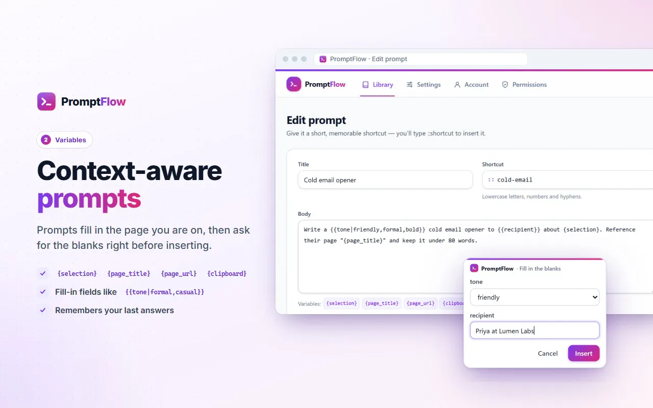 PromptFlow gallery image