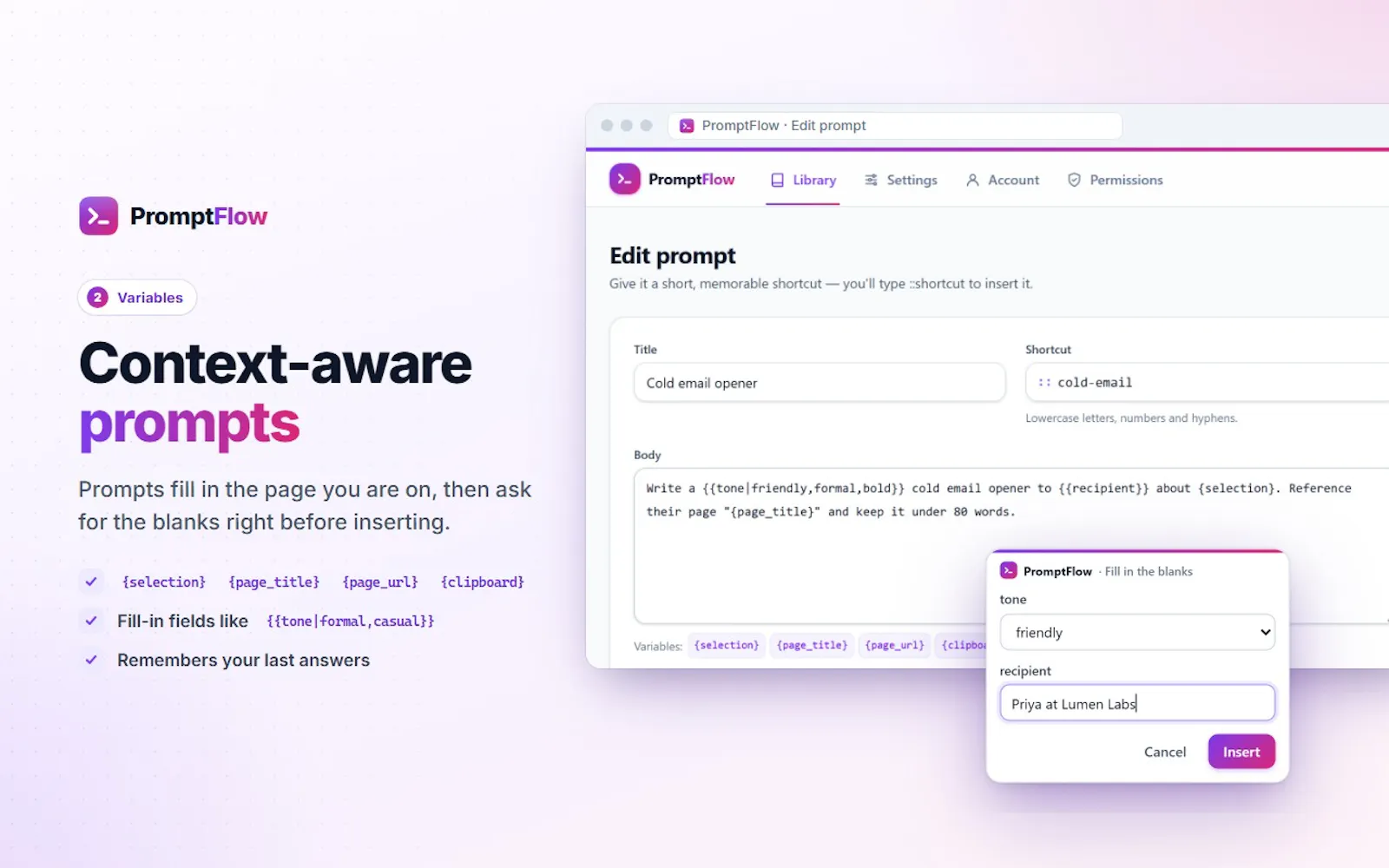 PromptFlow screenshot 8