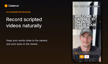 Cadence - UGC Teleprompter gallery image