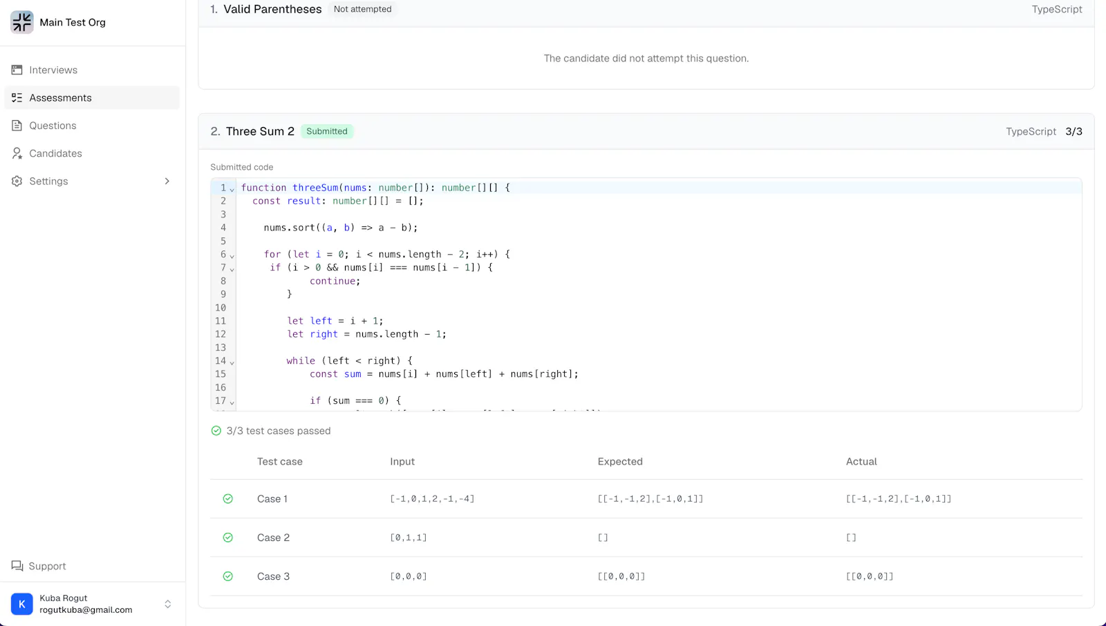 CoderScreen screenshot 2