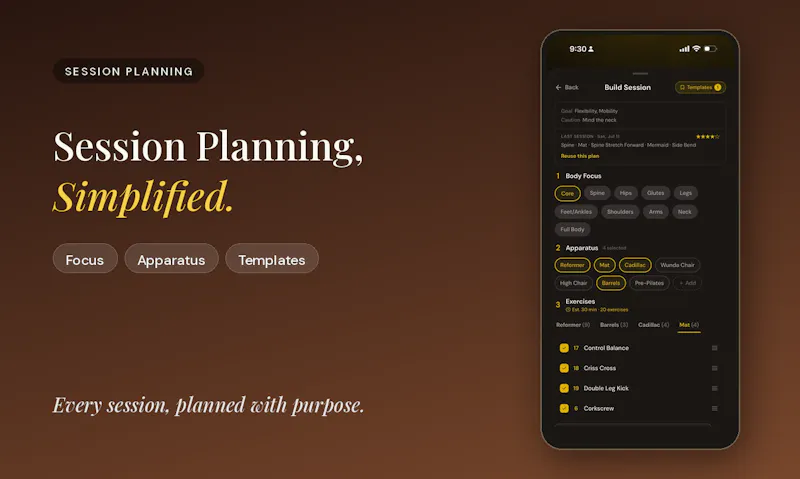 PilatesNote screenshot 4