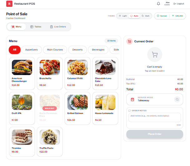 Offline-First Restaurant POS SaaS gallery image