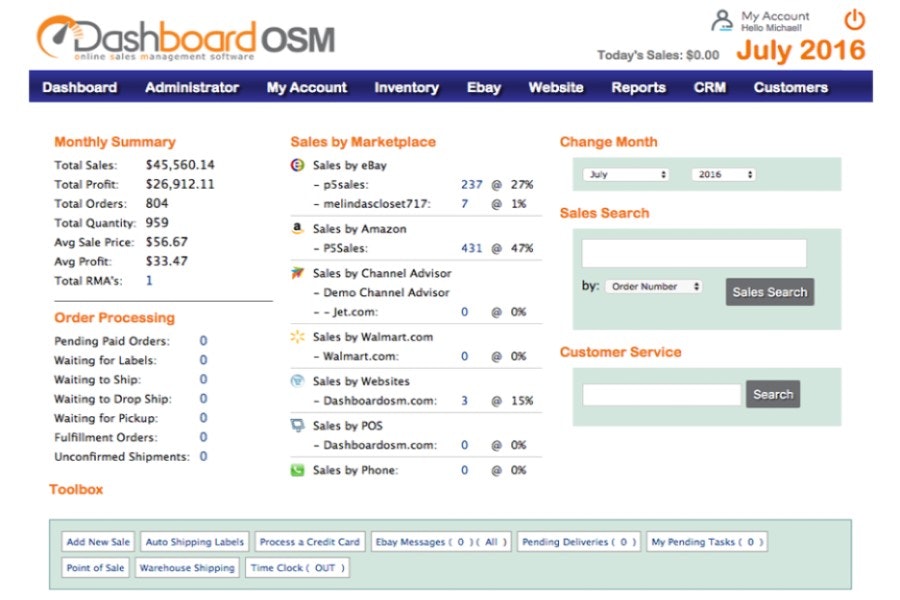 Dashboard OSM gallery image