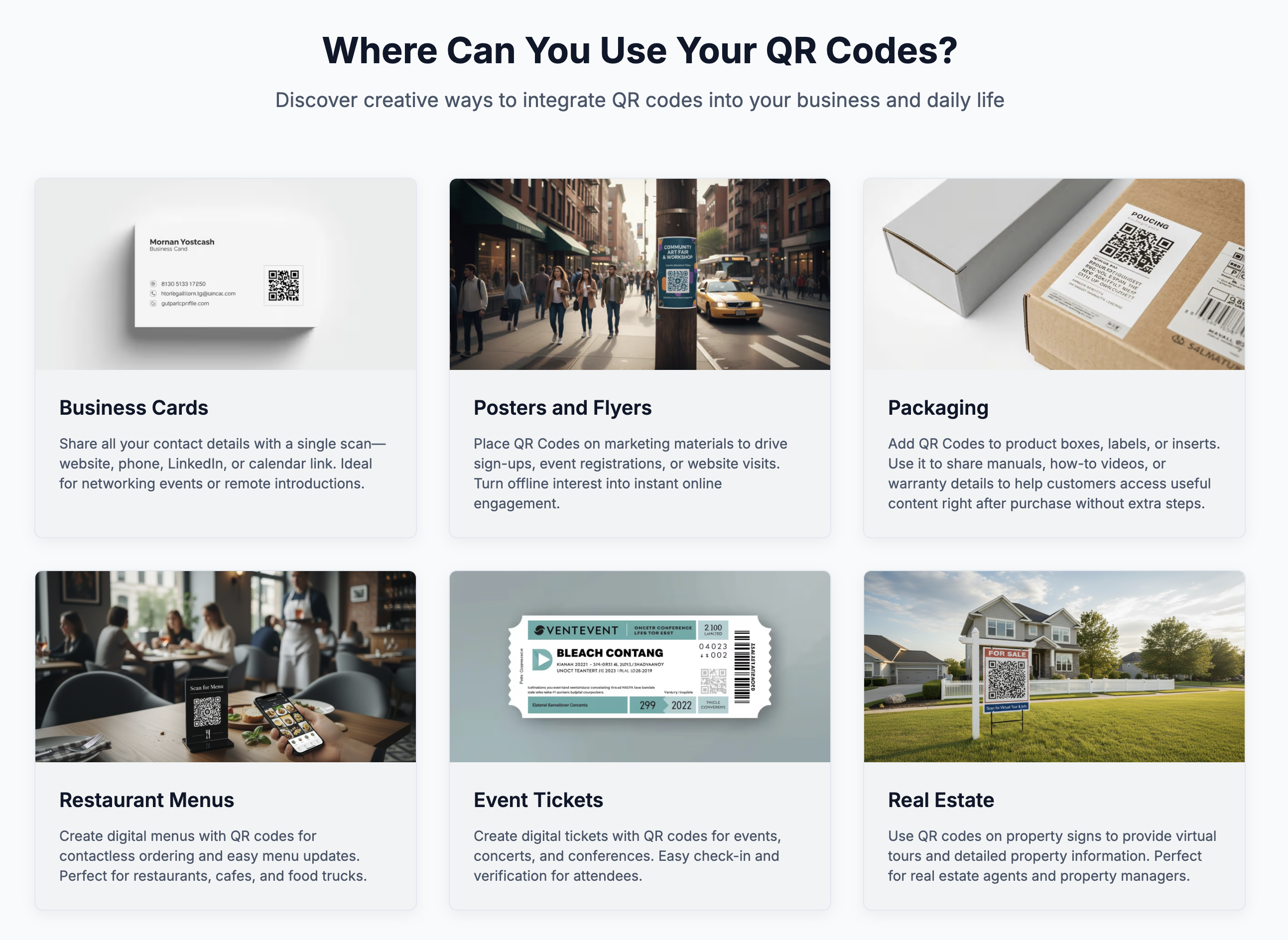 QRiety - Screenshot 2 showing product features and functionality