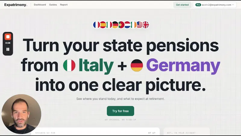 Expatrimony screenshot 1 (video preview)