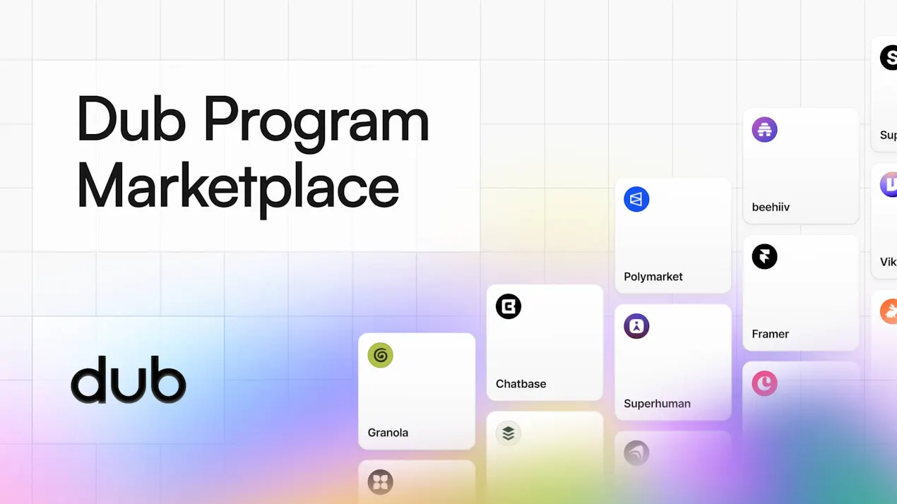 Dub Program Marketplace product