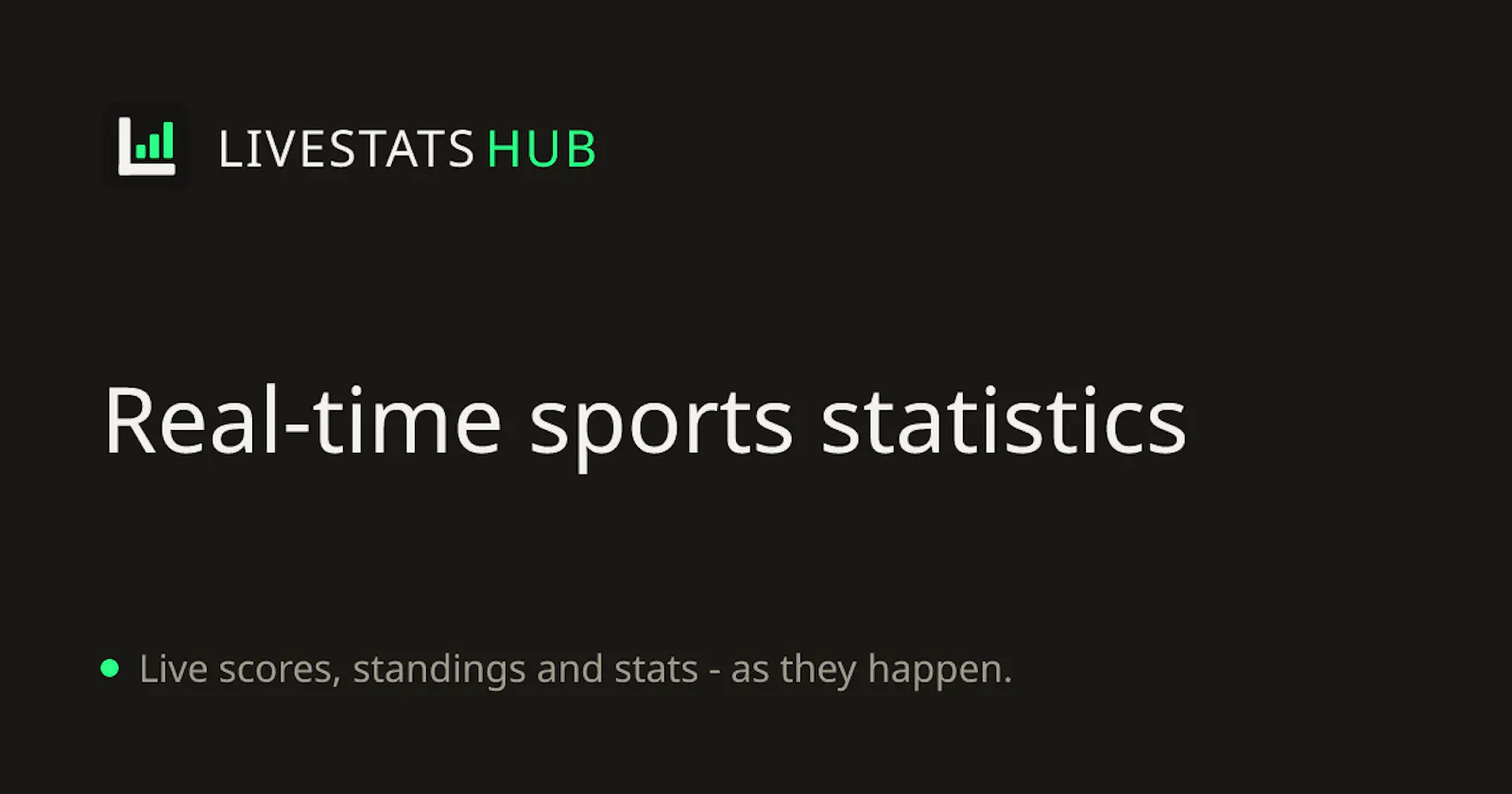 LiveStatsHub screenshot 1