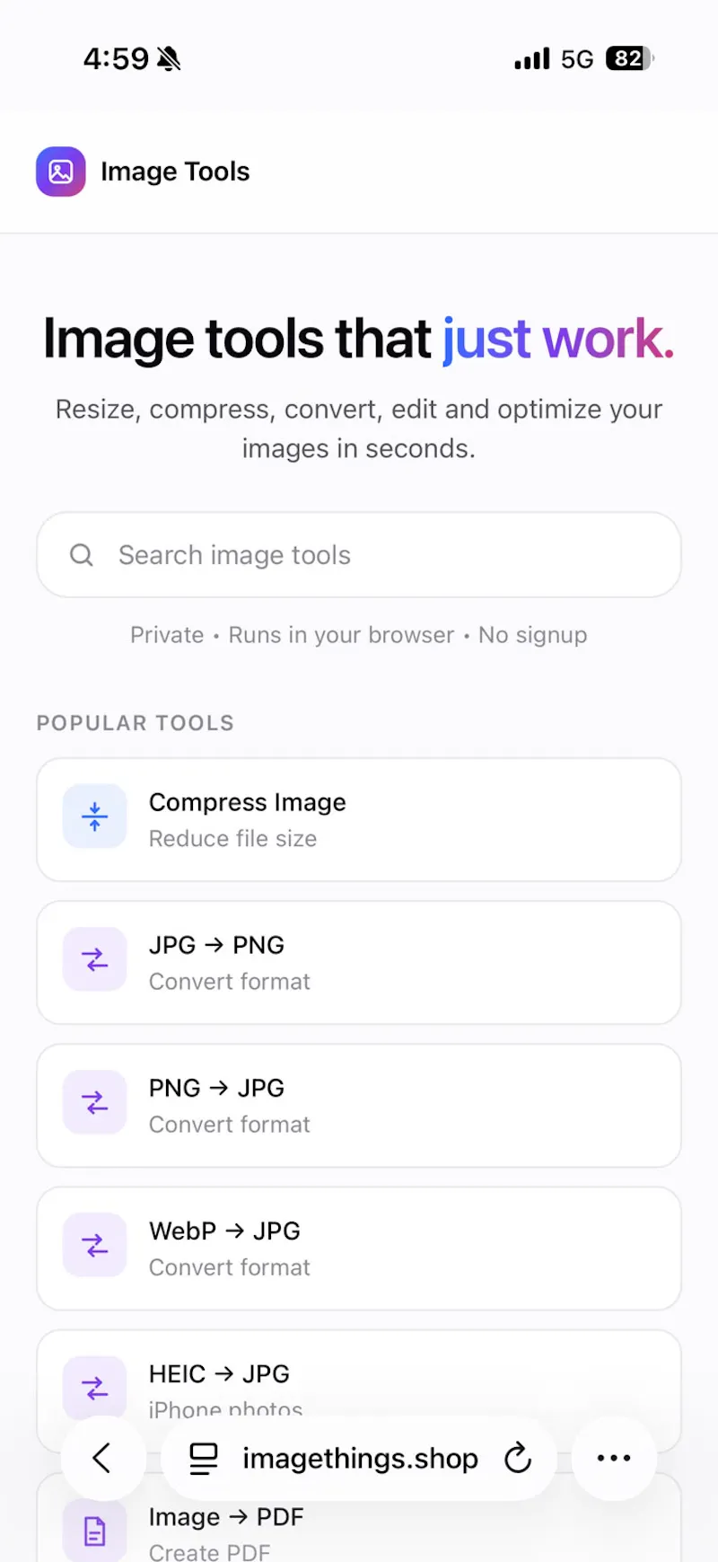 ImageThings screenshot 1