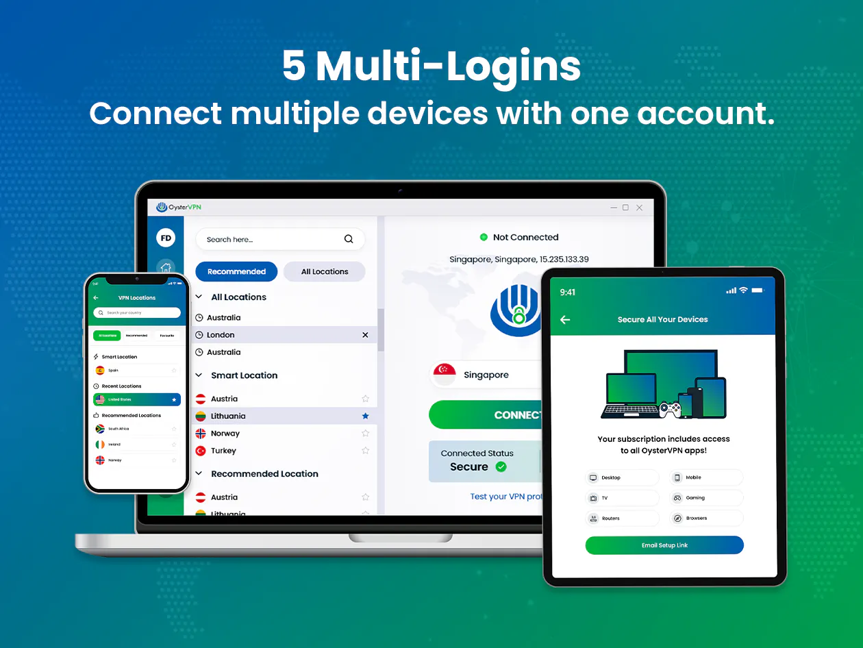 OysterVPN gallery image
