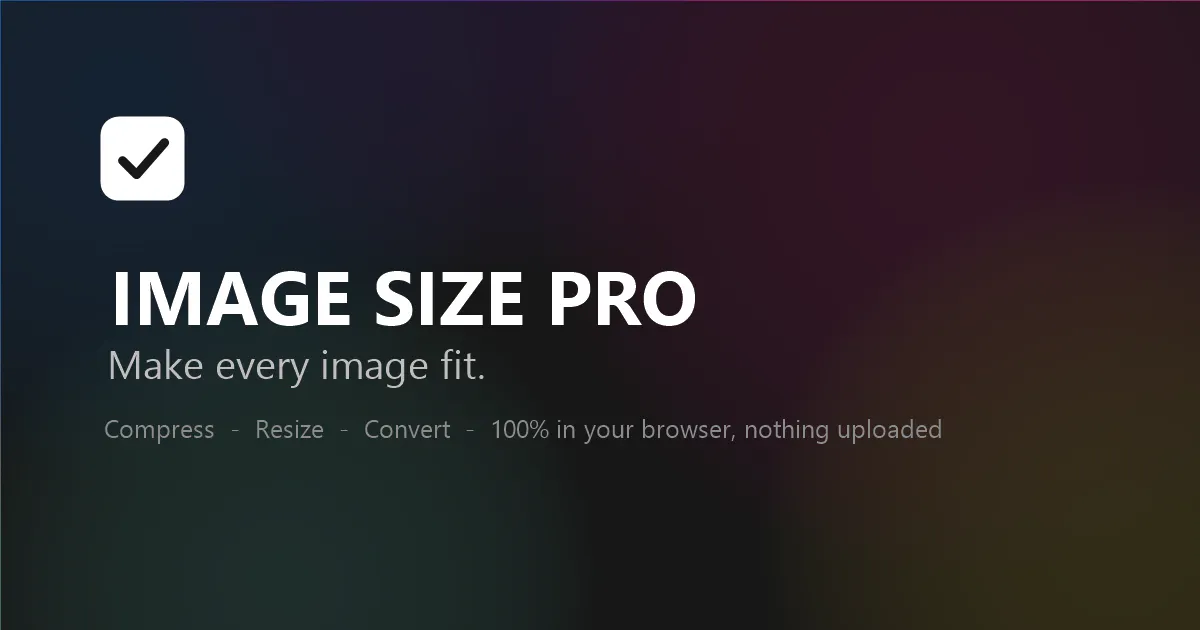 IMAGE SIZE PRO gallery image