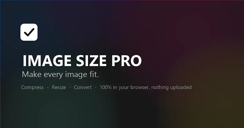 IMAGE SIZE PRO screenshot 1
