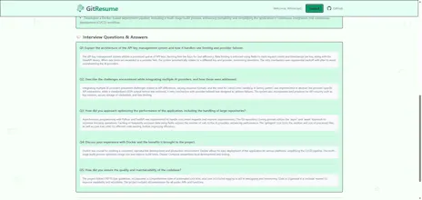GitResume gallery image