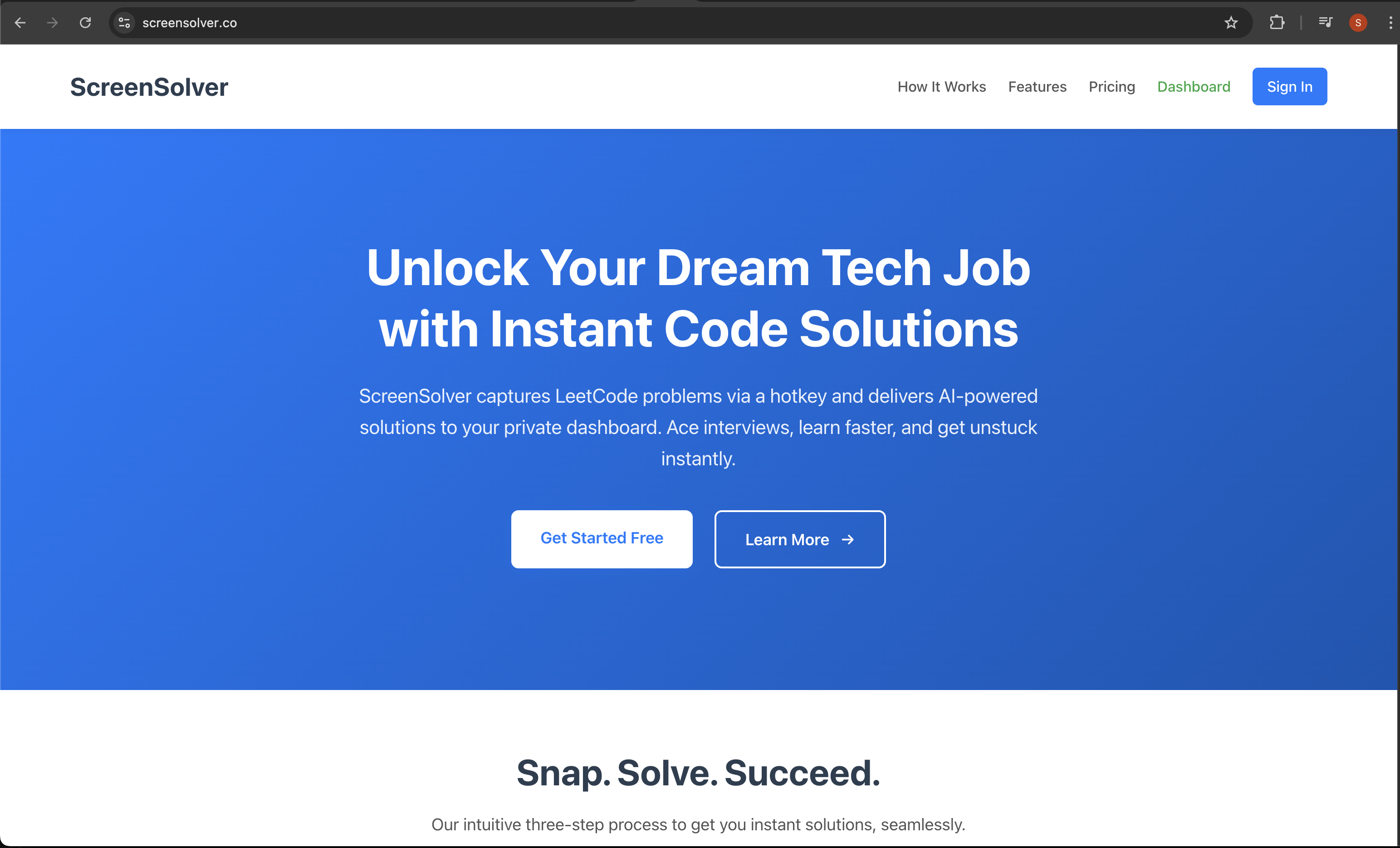 Screensolver - Ace elke test- of coderingsinterview met gemak media 3