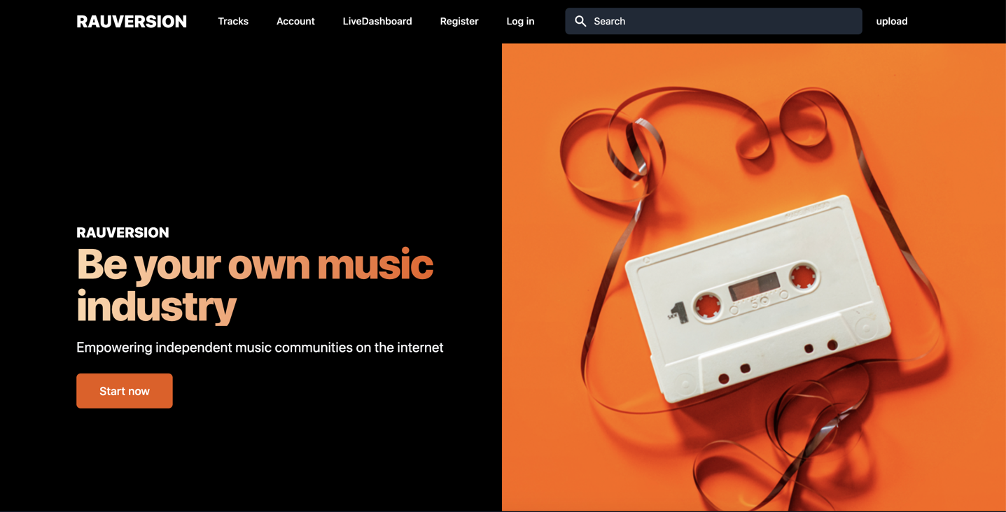 وسائط Rauversion - Rauversion: بديل مفتوح المصدر لـ SoundCloud 1