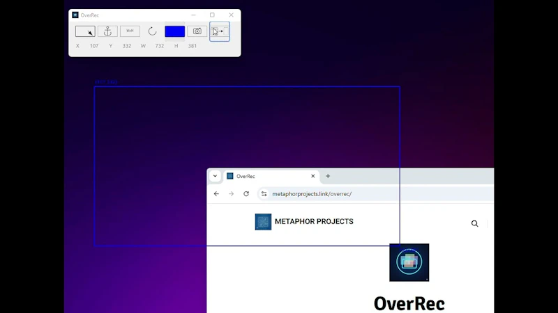 OverRec 2.0.0 screenshot 1 (video preview)