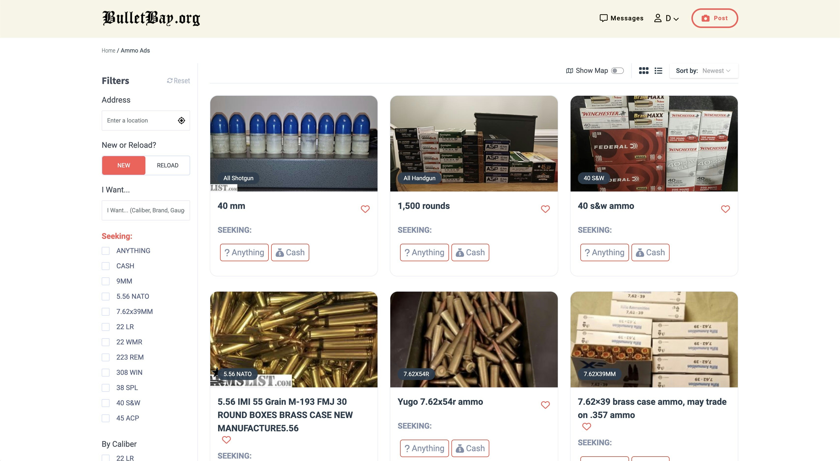 bulleetbay.org - سوق تداول الذخيرة media 2
