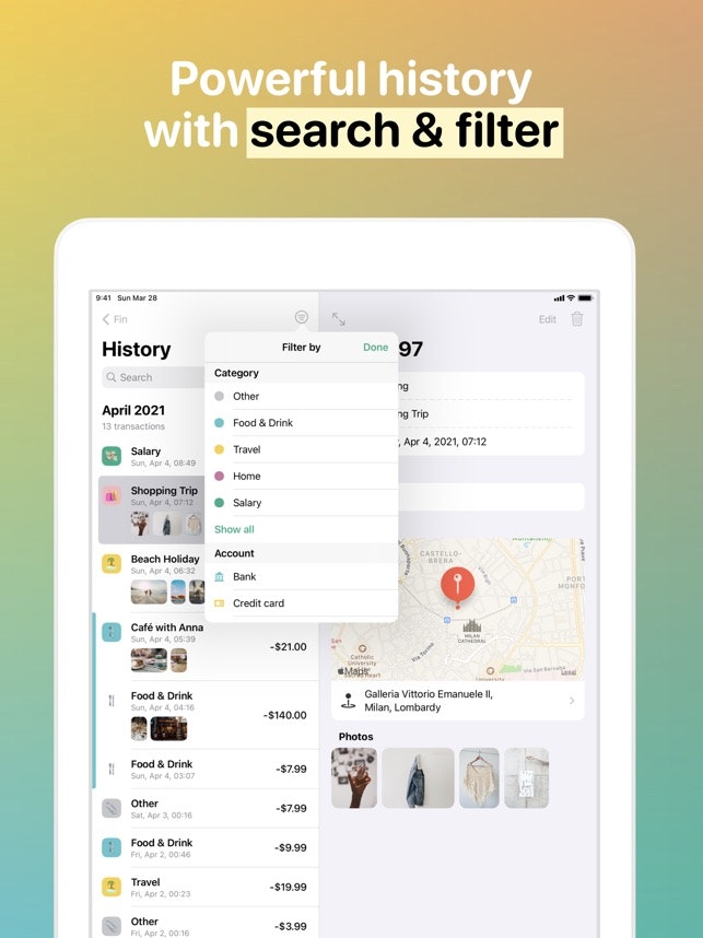 Fin - Budget Tracker gallery image