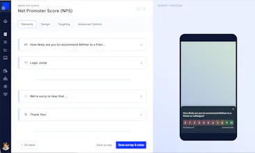 Refiner Surveys for Mobile gallery image