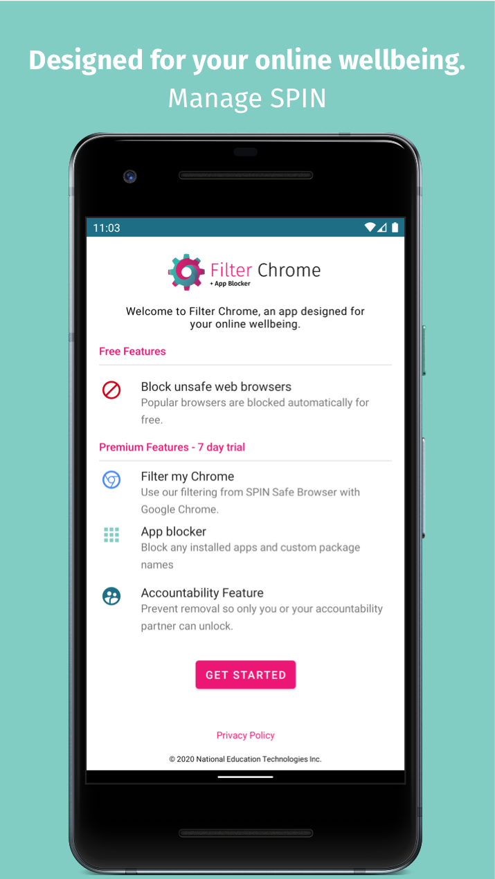 Filter Chrome + App Blocker gallery image