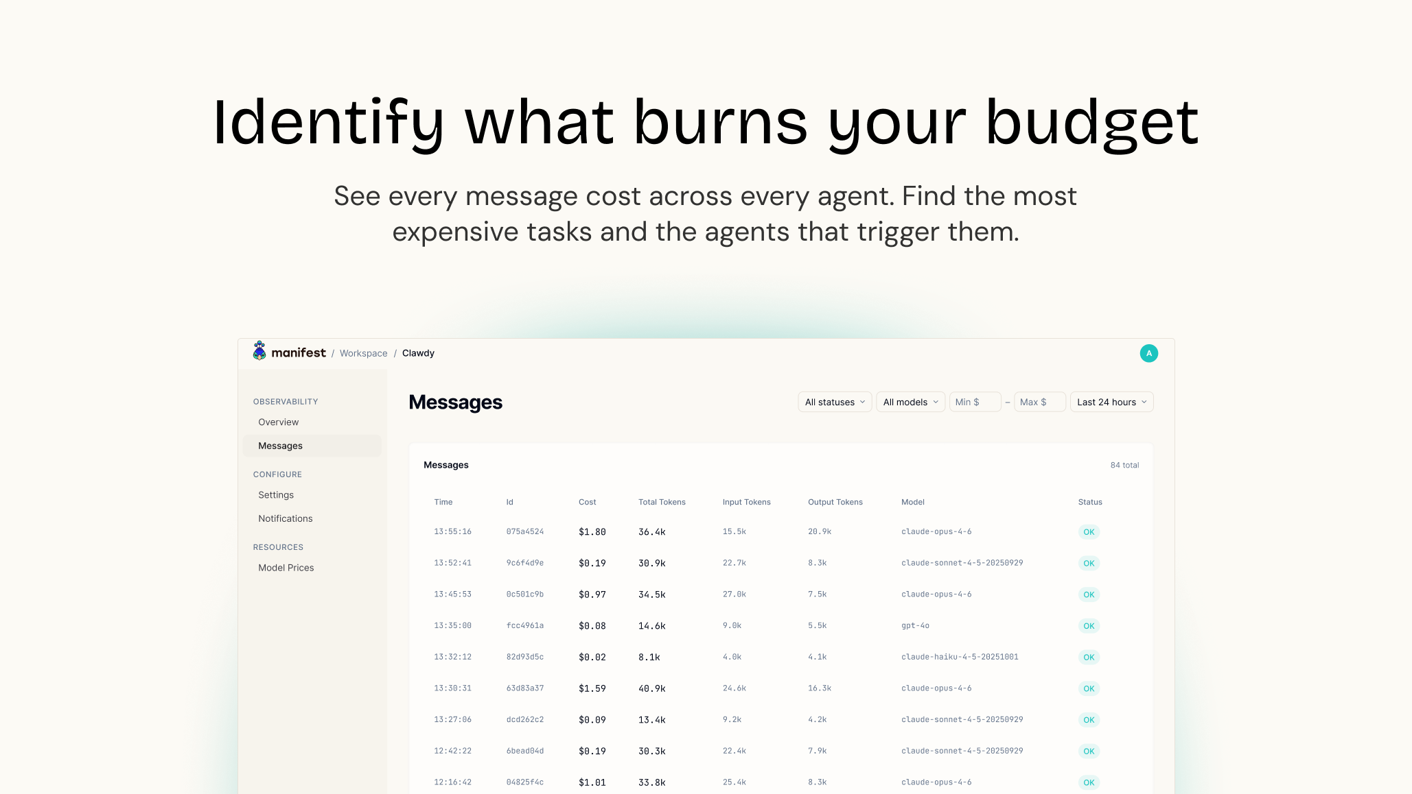 Manifest - Screenshot 5 showing product features and functionality