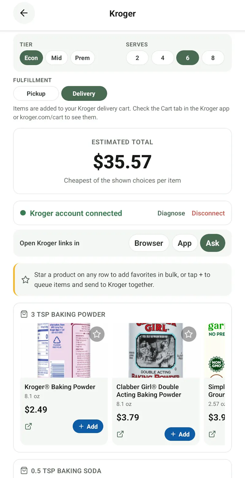 MealMate screenshot 2