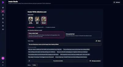 PostSchedule β Tiktok Ai Avatars gallery image