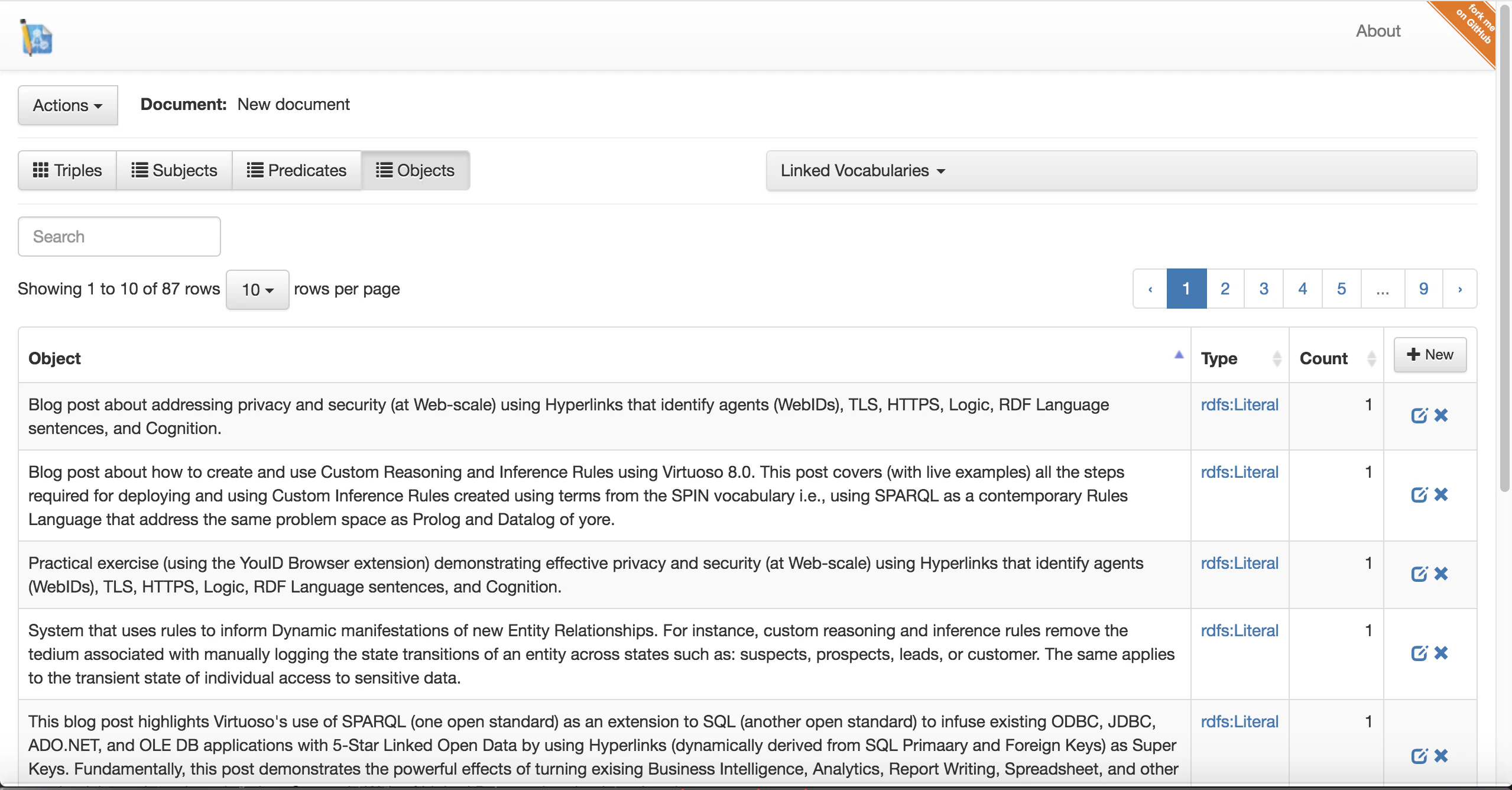 OpenLink Structured Data Editor (OSDE)