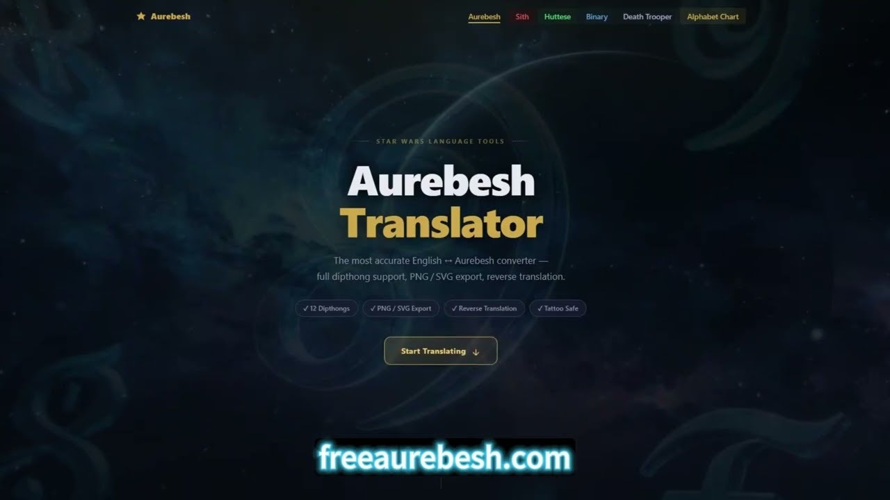 Aurebesh Translator gallery image