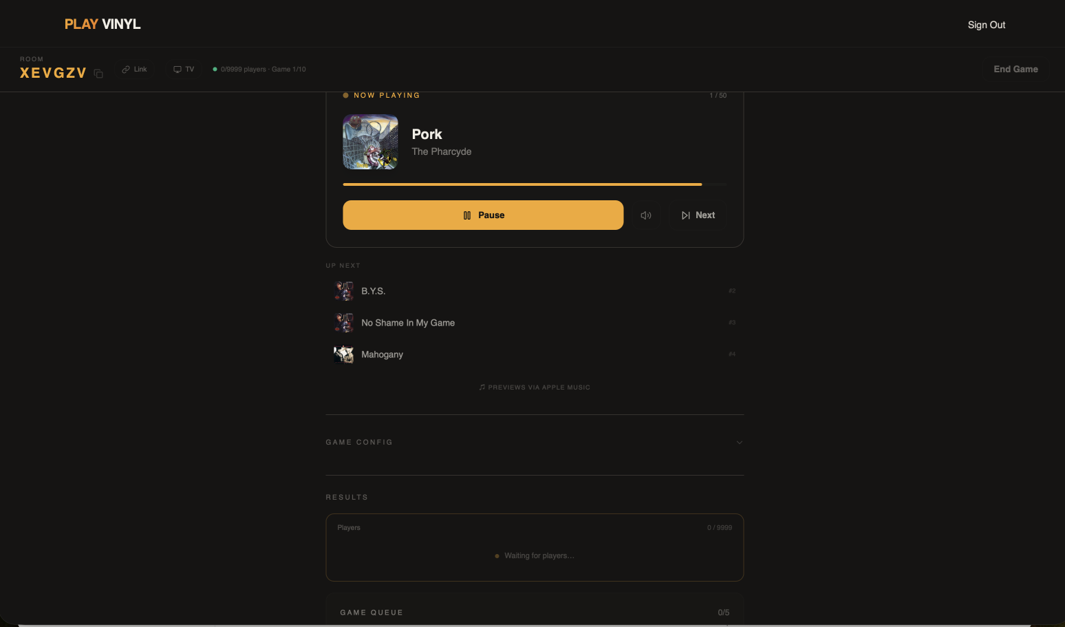 PLAY VINYL — Music Bingo, Live. gallery image