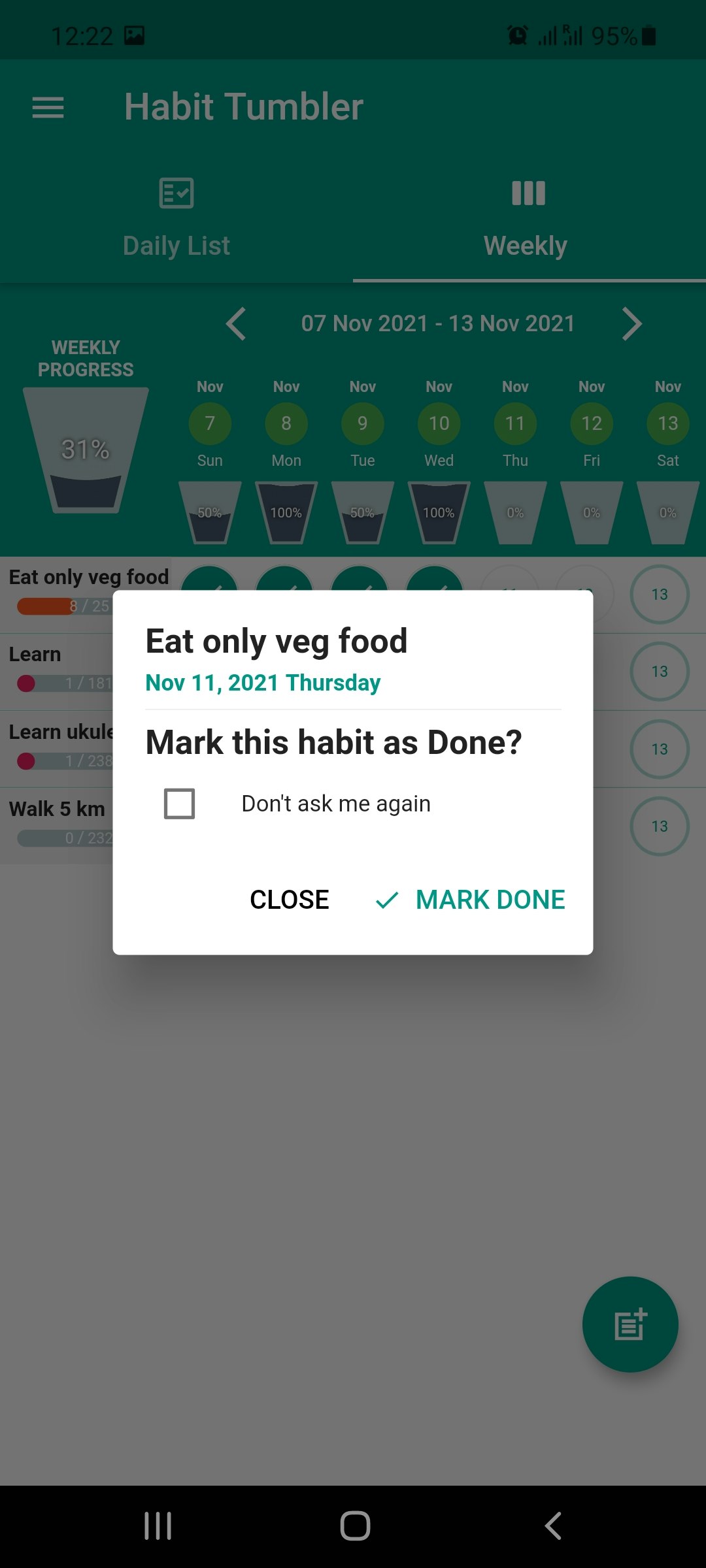 Habit Tumbler - Habit Tracking App gallery image