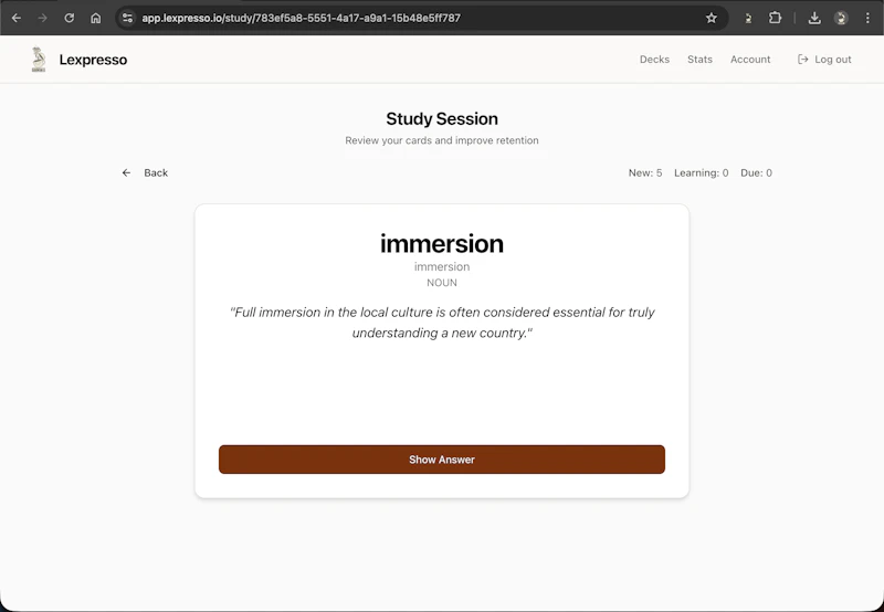 Lexpresso screenshot 6