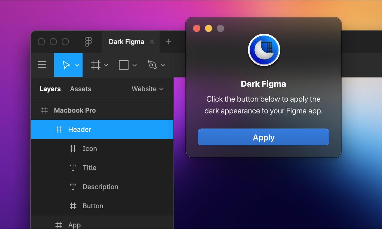 Dark Figma Finally A Gorgeous Dark Mode For Your Figma Beta App Product Hunt