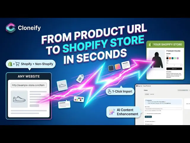 Cloneify/Kopy‑fy Import & Copy Products gallery image