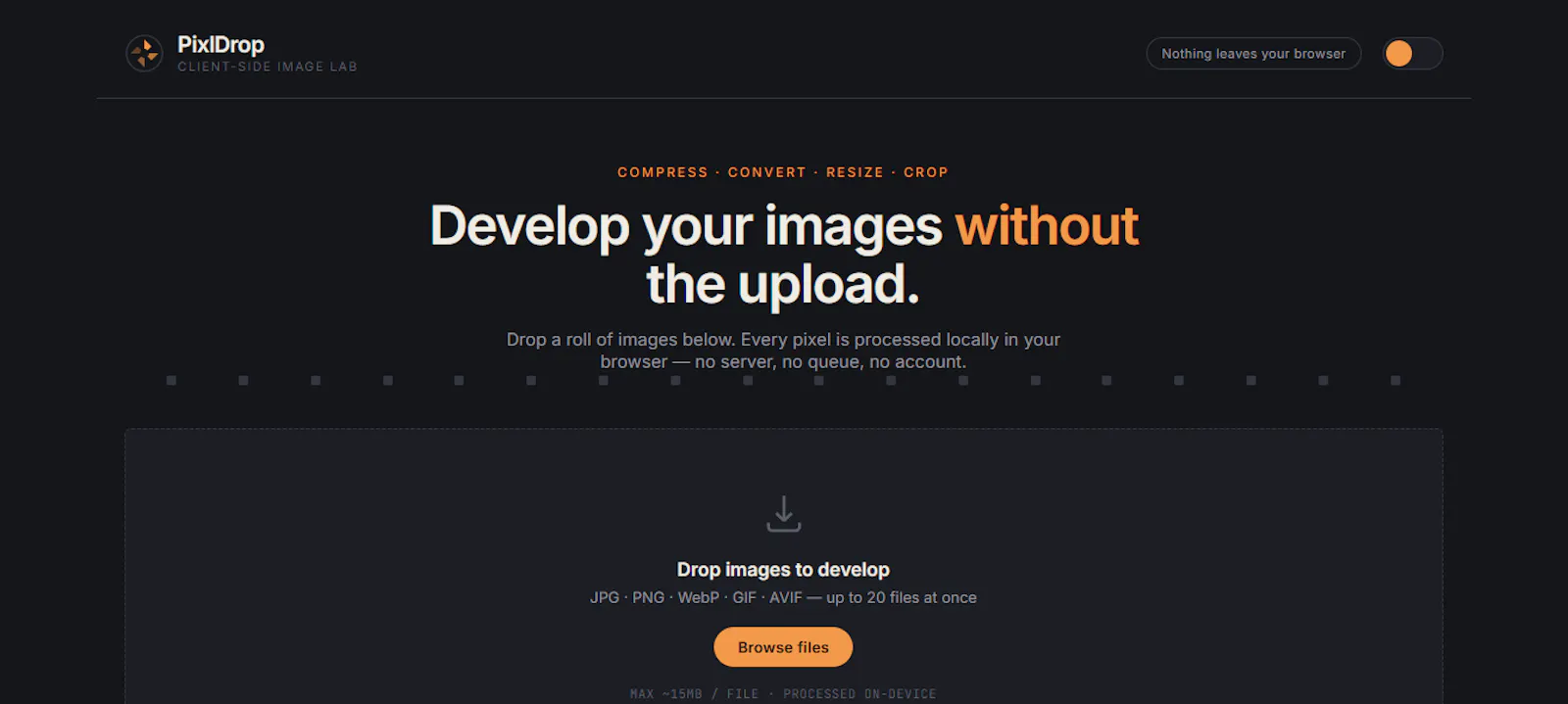 PixlDrop screenshot 1