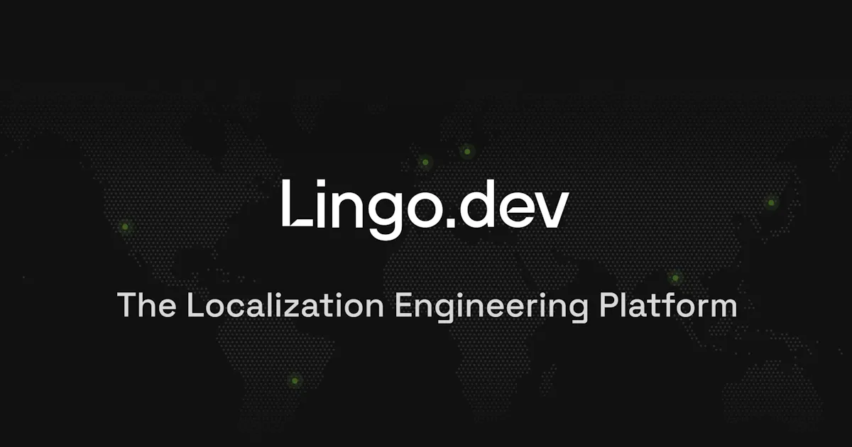 Lingo.dev v1