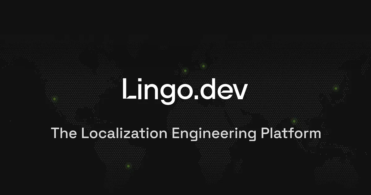 Lingo.dev v1