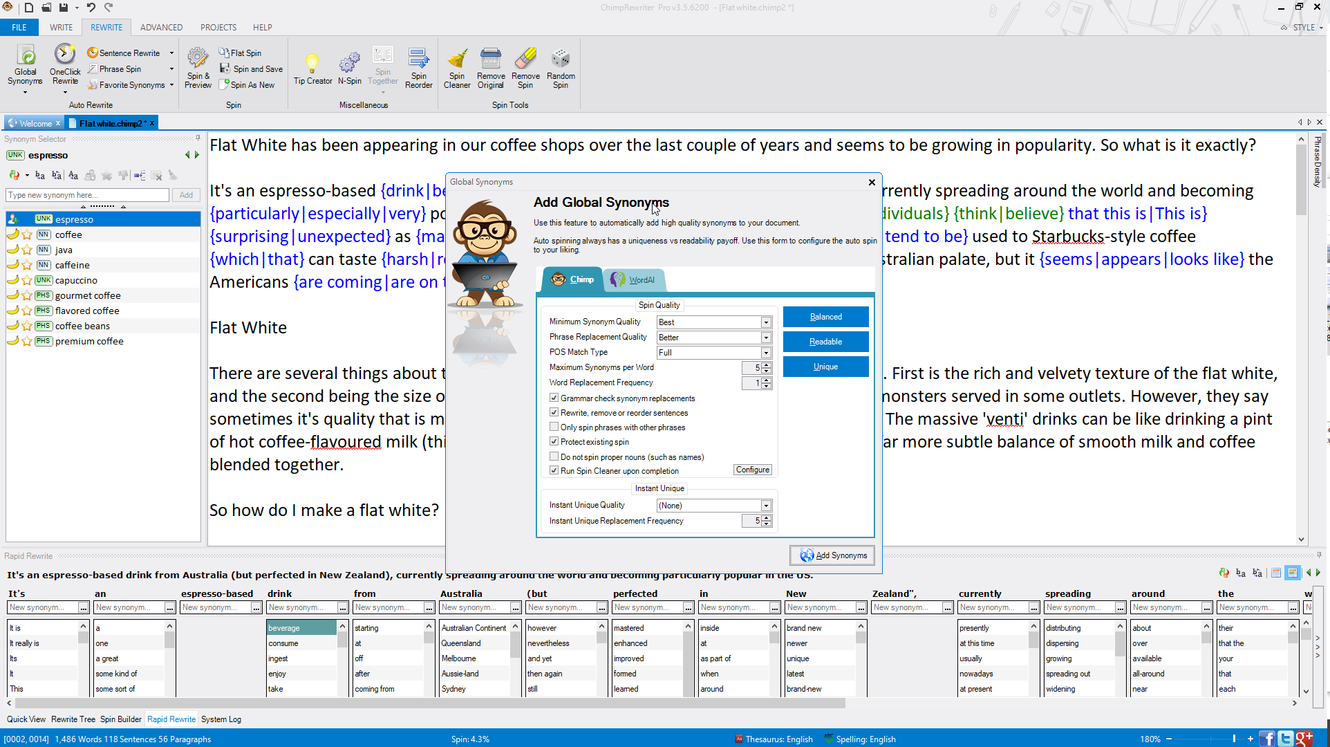 Chimp Rewriter gallery image