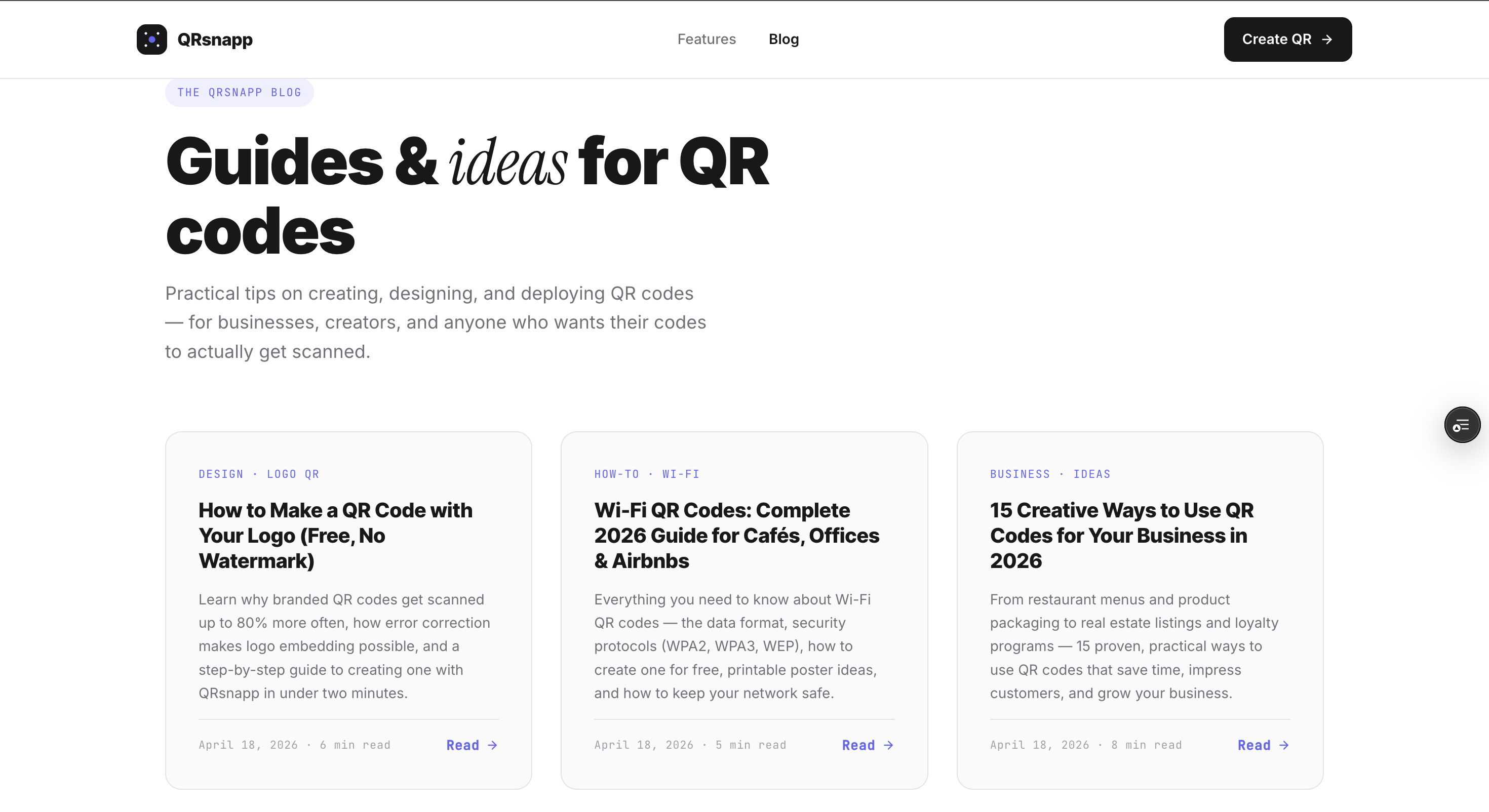 QRsnapp gallery image