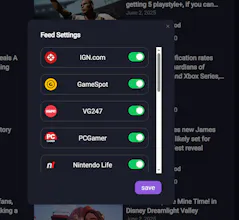 Feed It Games | Custom Gaming News Feed gallery image