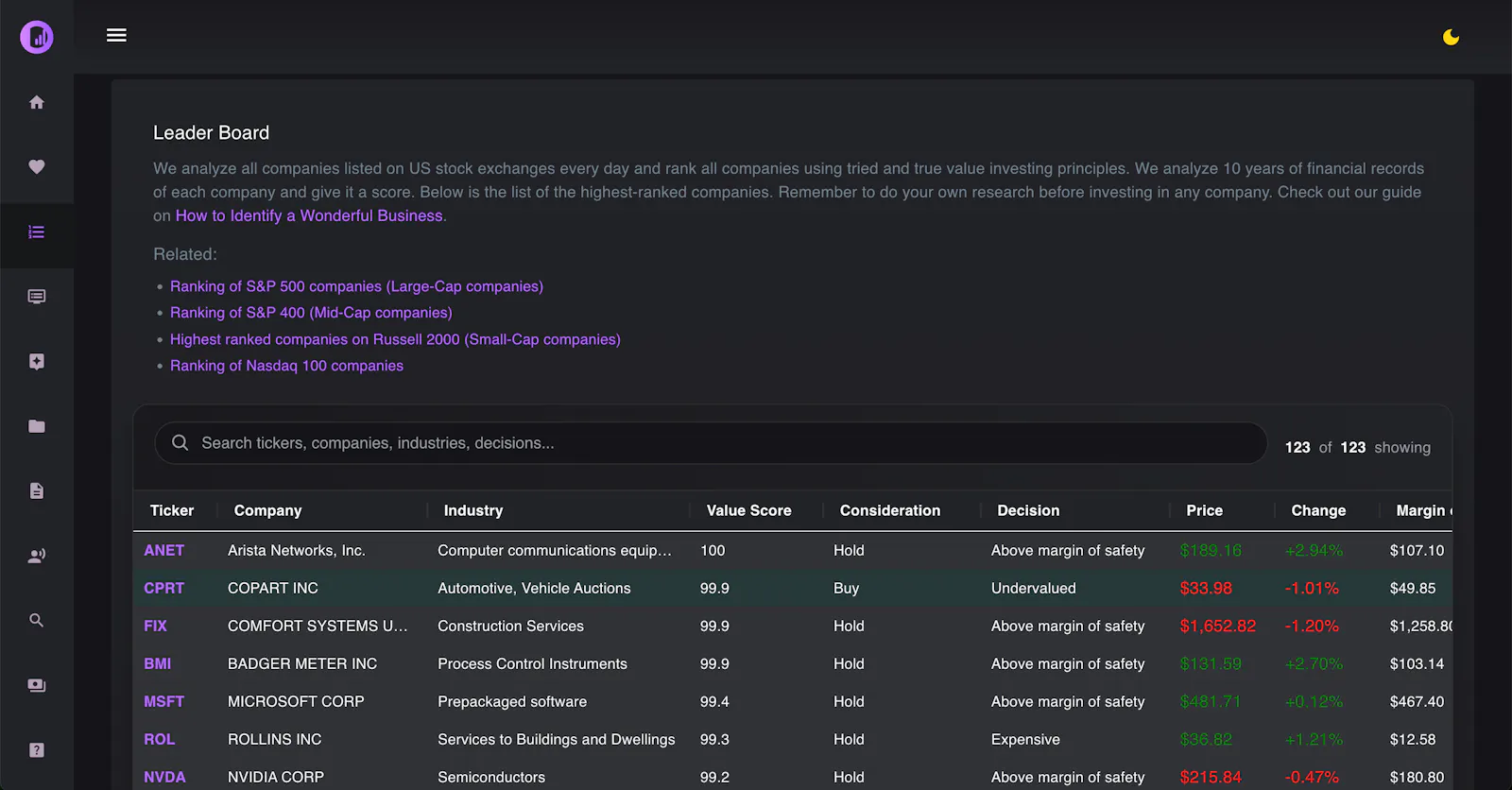 Decode Investing screenshot 4