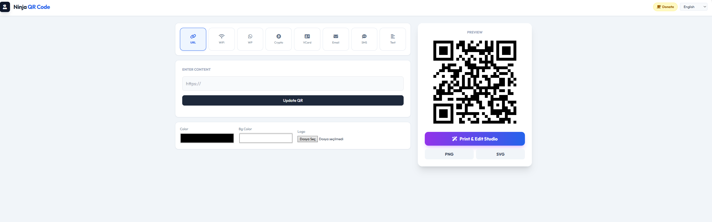 Ninja QR Code gallery image