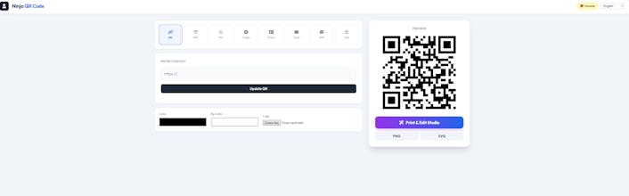 Ninja QR Code gallery image