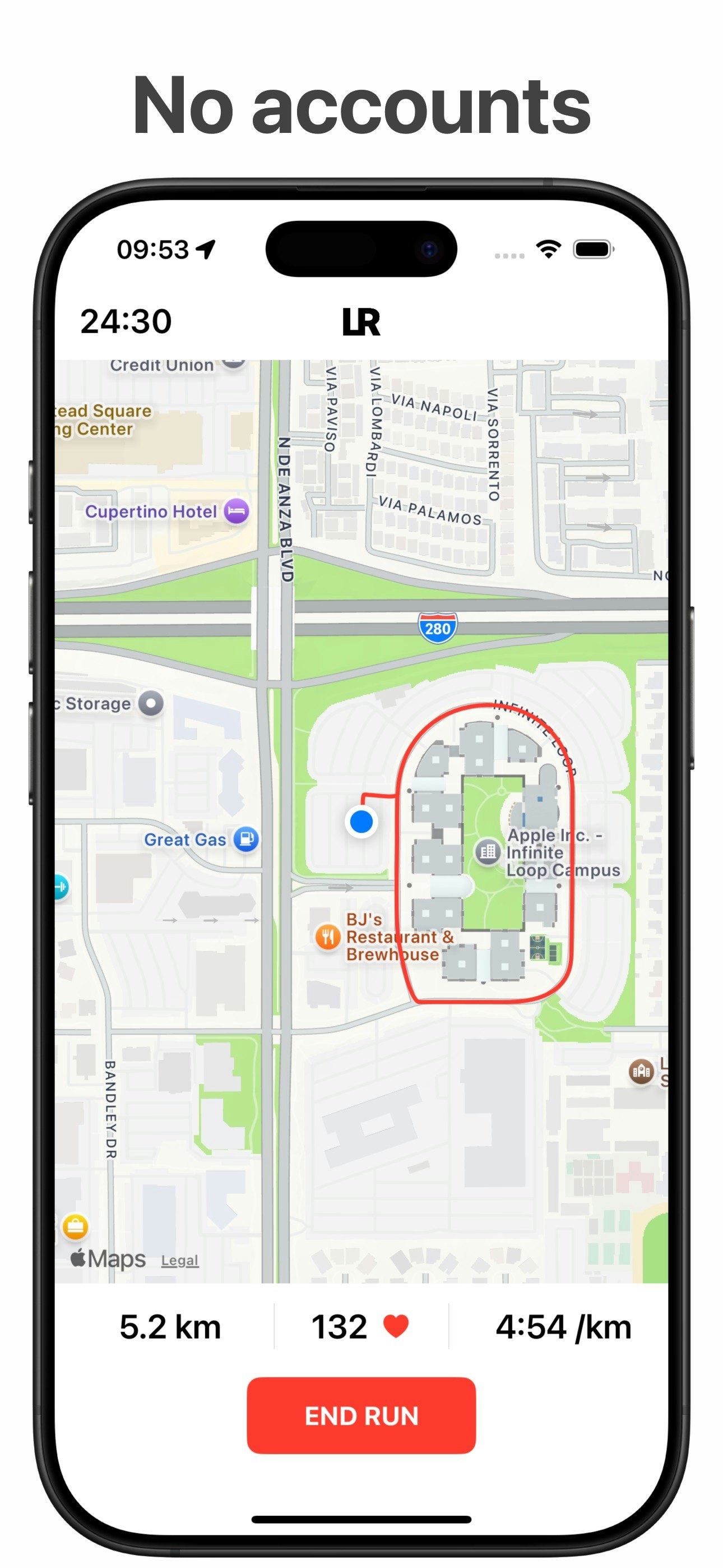 Run live - Distanza, ritmo e HR sulla schermata di blocco media 2