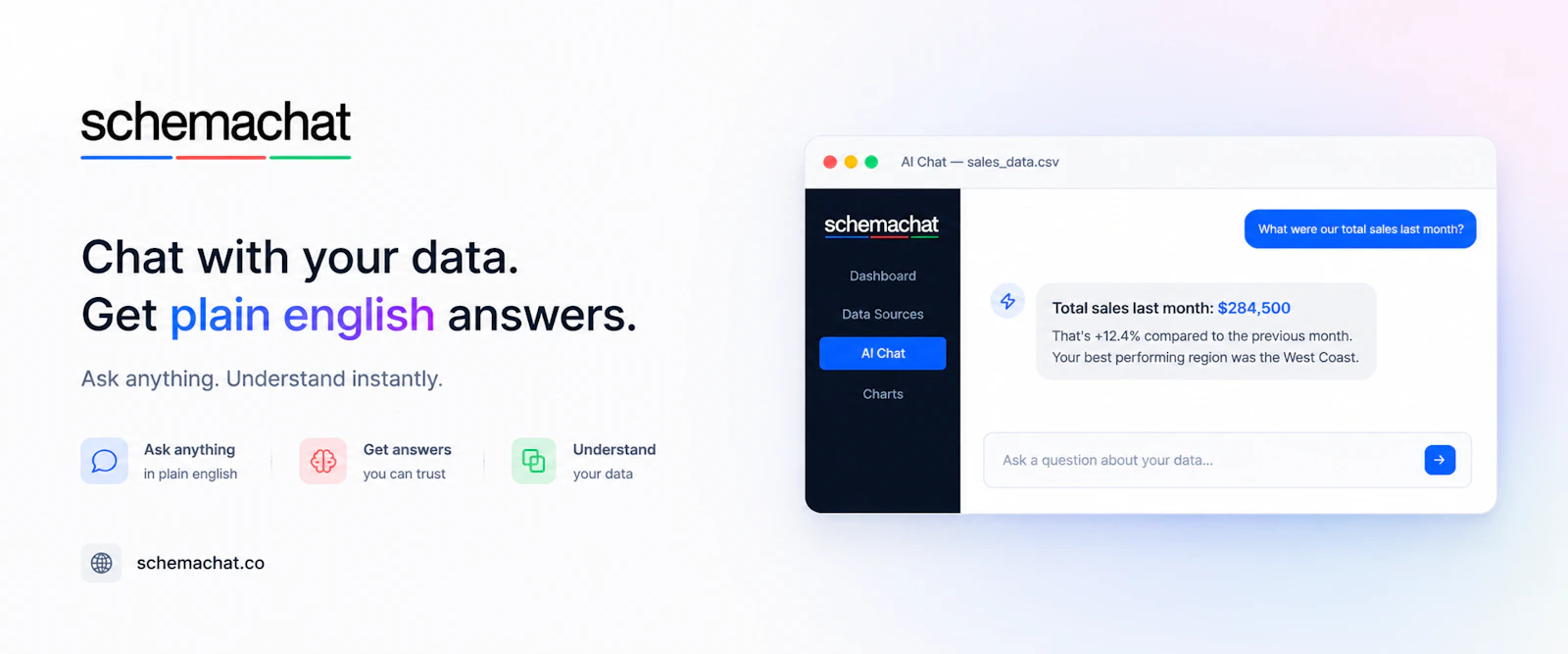 SchemaChat screenshot 1