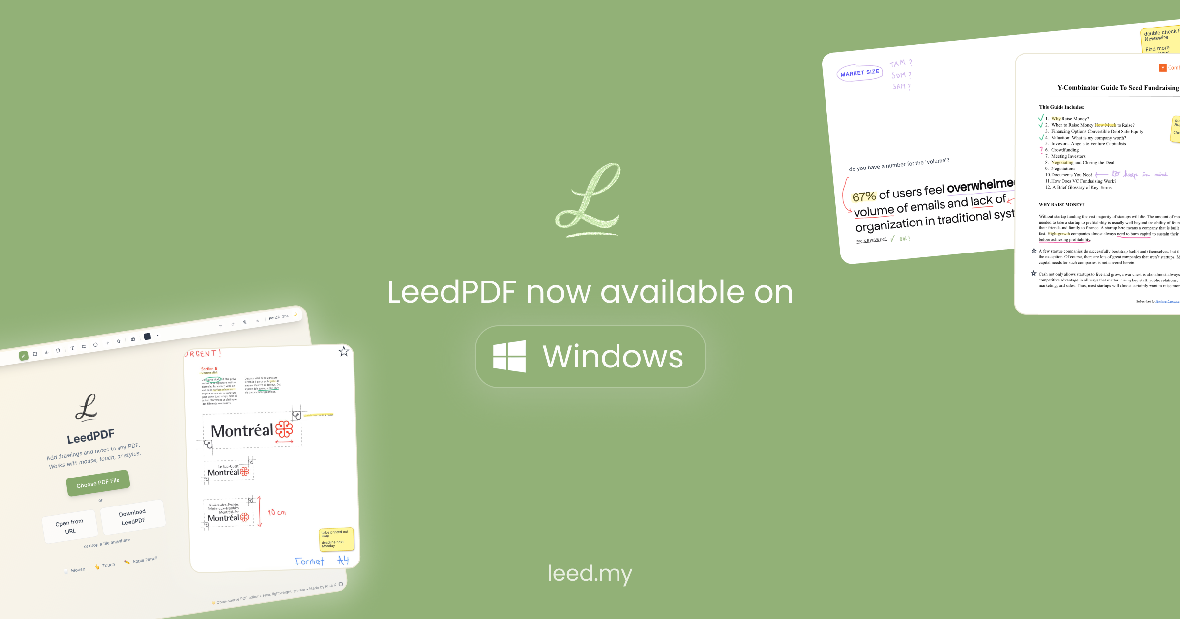 Media LEEDPDF - Công cụ chú thích PDF miễn phí có cảm giác như phác thảo trên giấy 6