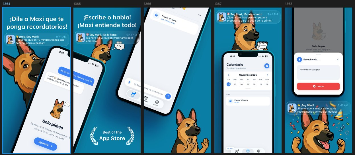 Maxi - Main product screenshot demonstrating key features and user interface