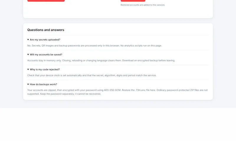 TOTP Authenticator screenshot 4