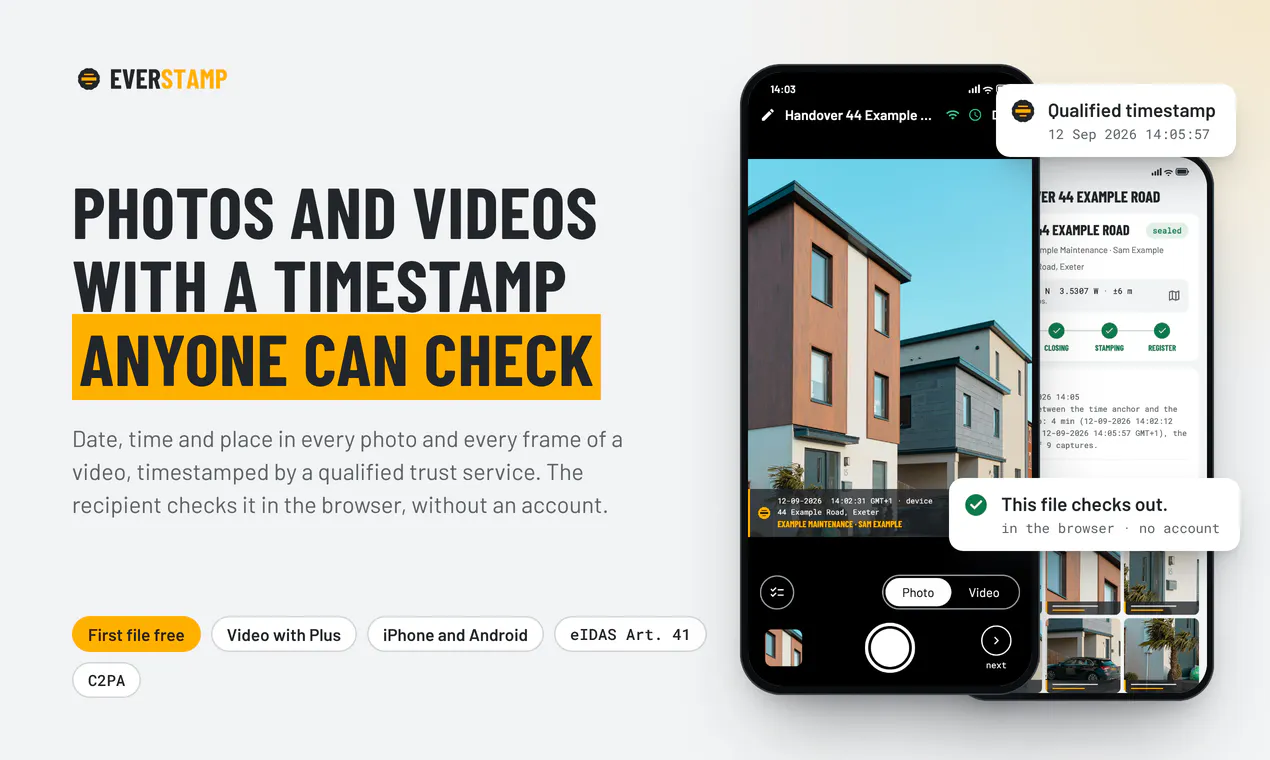 EverStamp: Timestamped Photos & Videos  gallery image