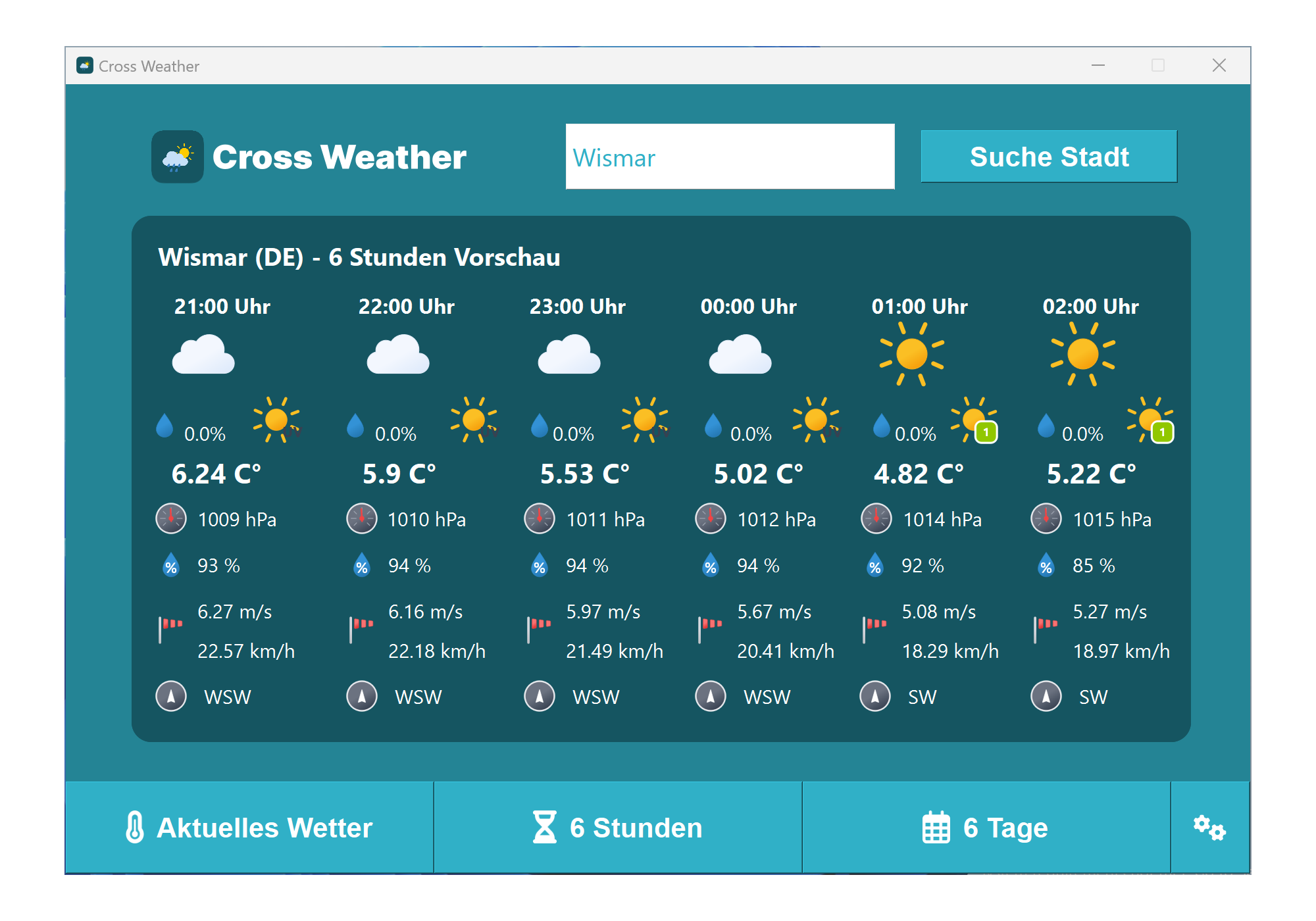 Crossweather- 독일 날씨 앱 - Windows 및 Apple Chips Mac 용 독일 애니메이션 날씨 앱 미디어 2